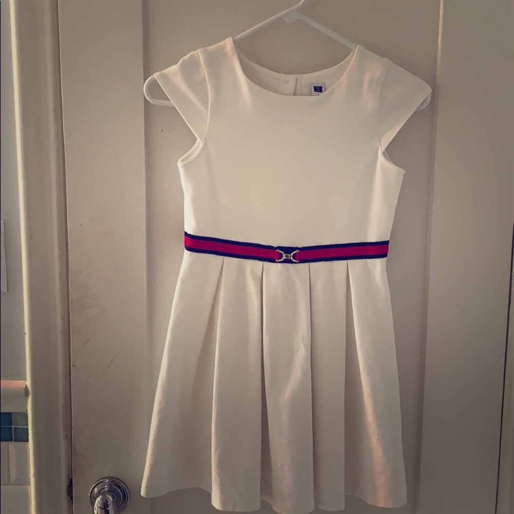 Cap sleeve white Janie and jack dress